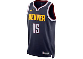 Nike NBA Denver Nuggets Nikola Jokic Icon Edition Swingman Jersey Dark Blue - vue 360