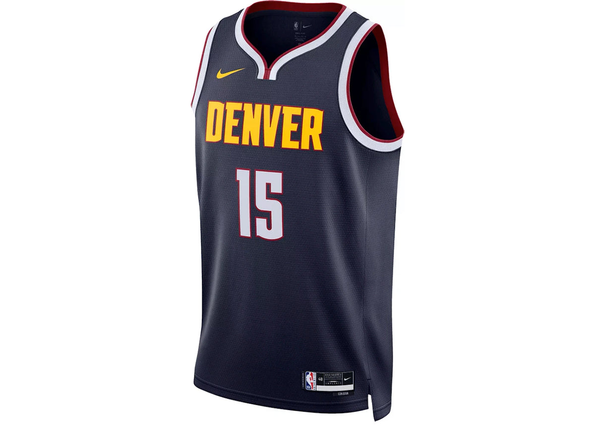 Nike NBA Denver Nuggets Nikola Jokic Icon Edition Swingman Jersey Dark Blue - vue secondaire A