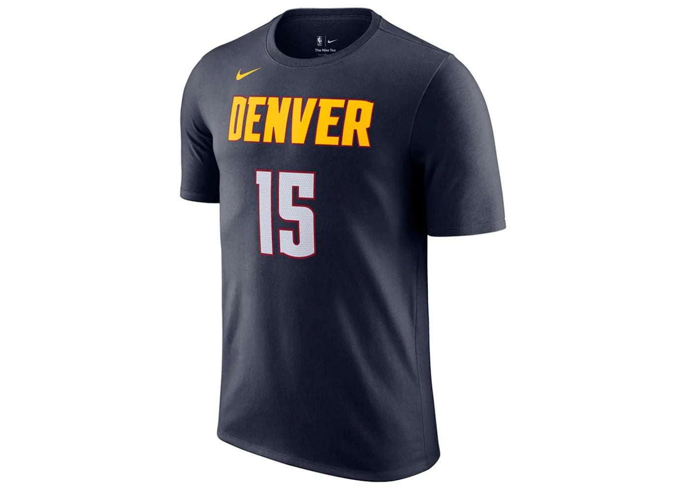 Nike NBA Denver Nuggets Nikola Jokic T-shirt Dark Blue - vue secondaire A