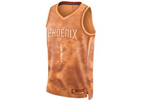 Nike NBA Devin Booker Phoenix Suns Jersey Orange - vue 360