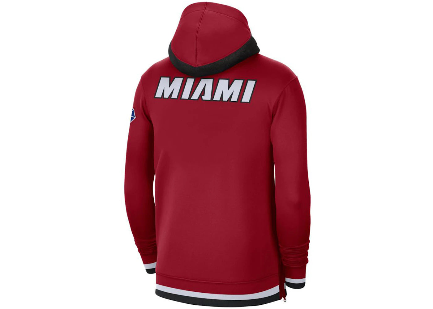 Nike NBA Full-Zip Miami Heat Nike Showtime Full-Zip Hoodie Red - vue secondaire B