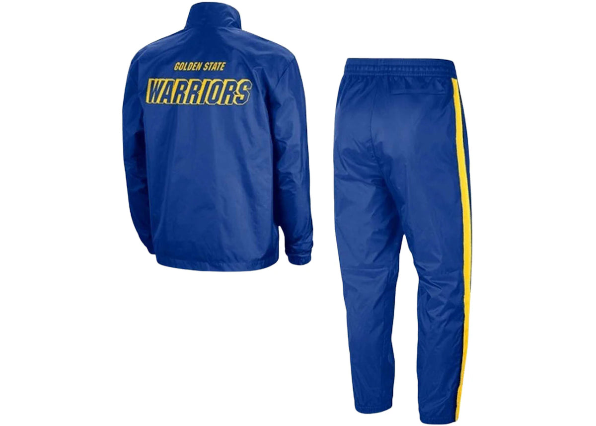 Nike NBA Golden State Warriors Courtside Tracksuit Rush Blue/Amarillo - vue secondaire B