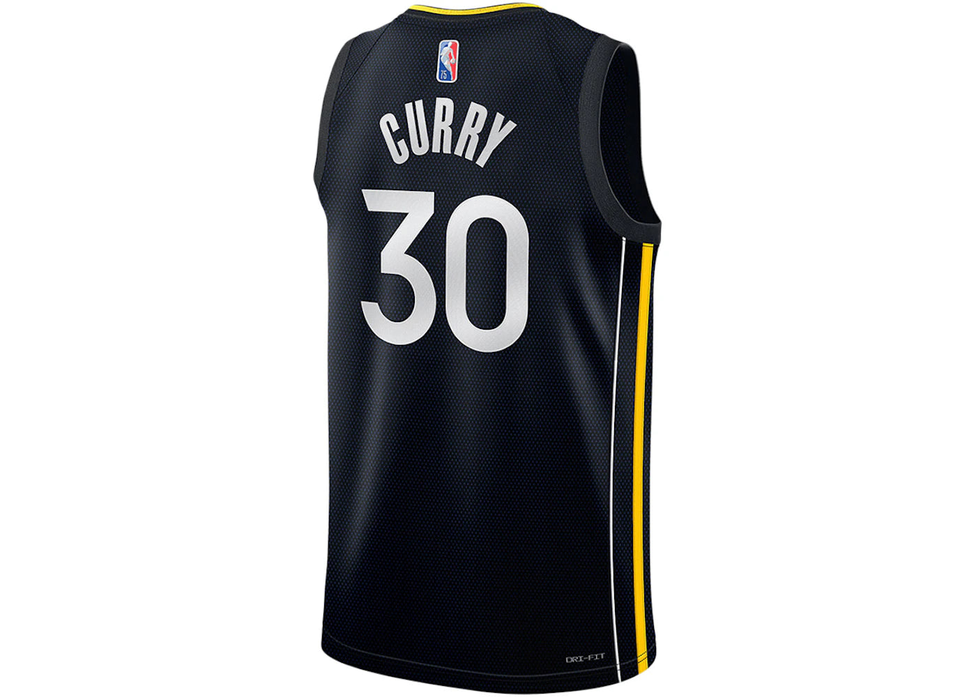 Nike NBA Golden State Warriors Icon Edition Stephen Curry Swingman Jersey Black/Rush Blue - vue secondaire B