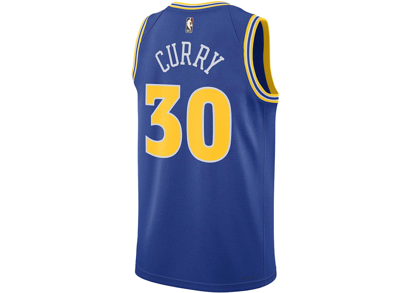 Nike NBA Golden State Warriors Stephen Curry Dri-FIT Jersey Blue - vue secondaire B