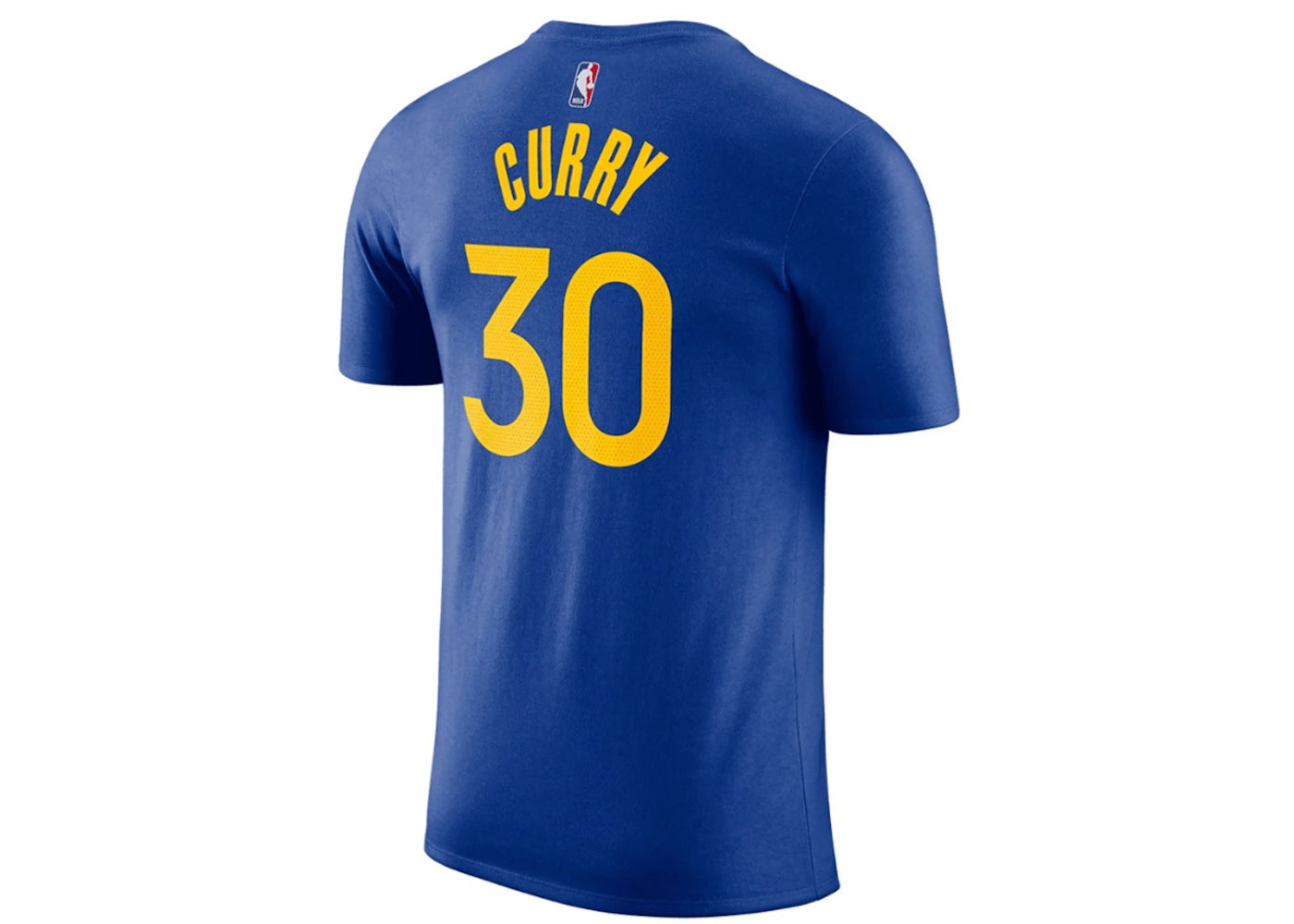 Nike NBA Golden State Warriors Stephen Curry T-shirt Blue/Yellow - vue secondaire B