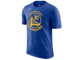 Nike NBA Golden State Warriors Stephen Curry T-shirt Blue/Yellow - authentic Nike apparel