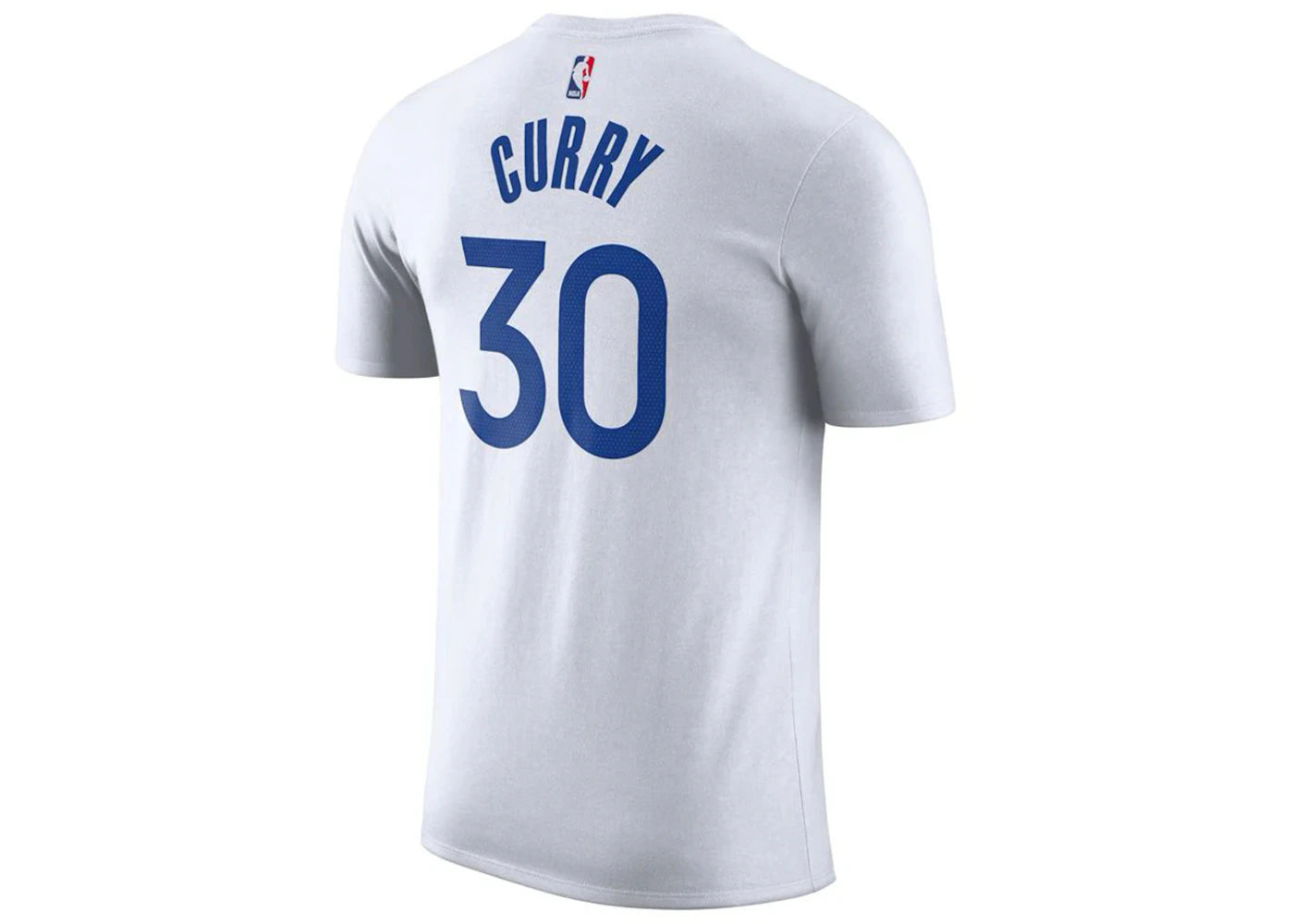 Nike NBA Golden State Warriors Stephen Curry T-shirt White/Blue - vue secondaire B