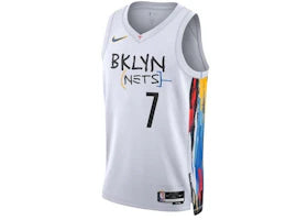 Nike NBA Kevin Durant Brooklyn Nets Dri-Fit Jersey White