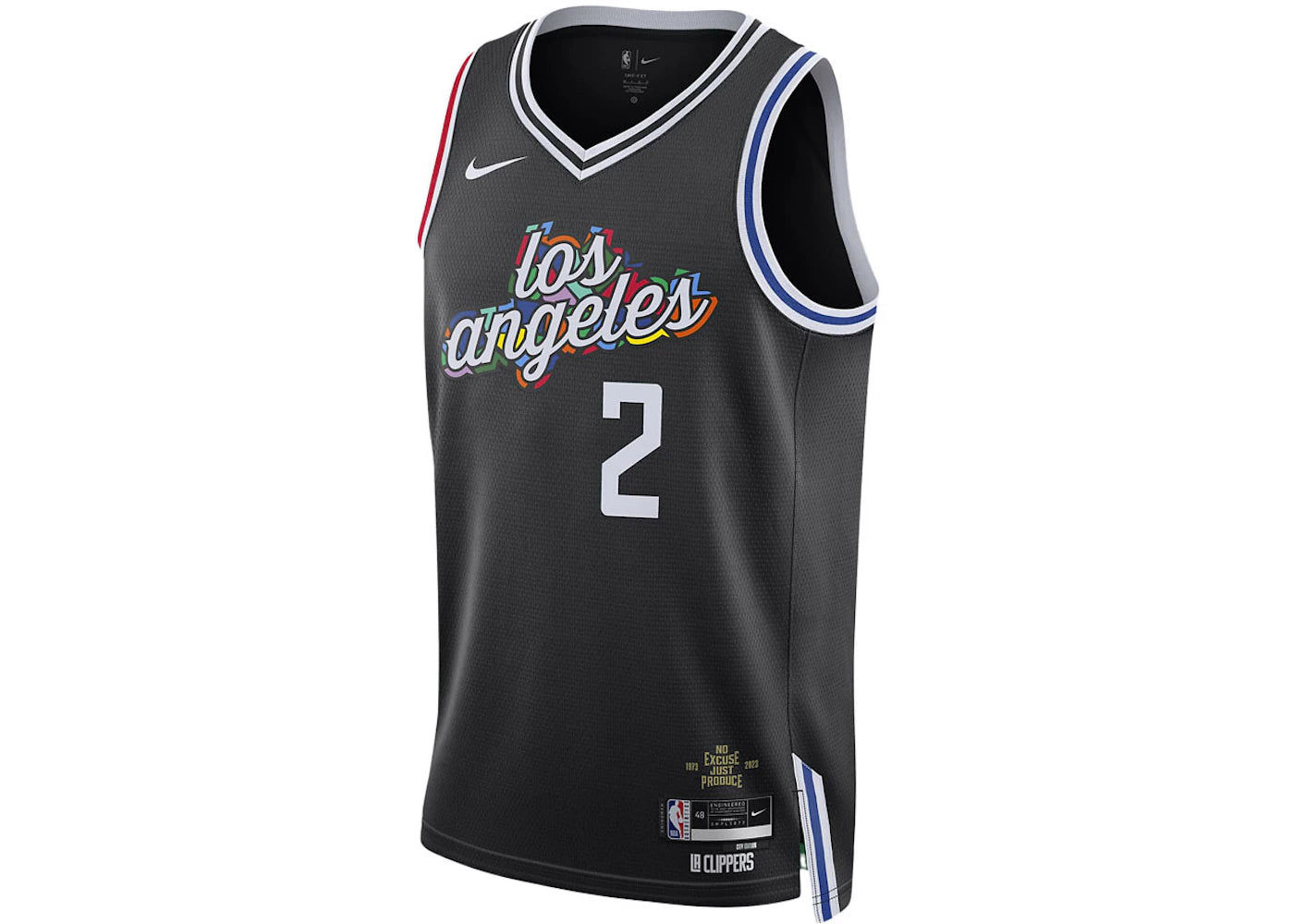 Nike NBA LA Clippers Kawhi Leonard Dri-FIT Jersey Black - vue secondaire A