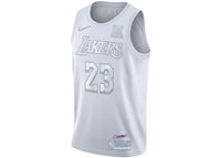 Nike NBA LA Lakers MVP Lebron James 23 Authentic Swingman Jersey White