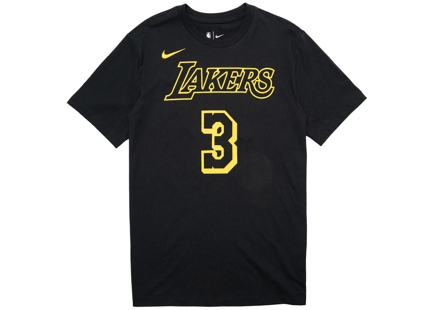 Nike NBA Lakers Anthony Davis Tee Black - vue secondaire A