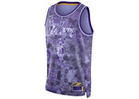 Nike NBA LeBron James Los Angeles Lakers 2022/23 Select Series Jersey Purple Pulse