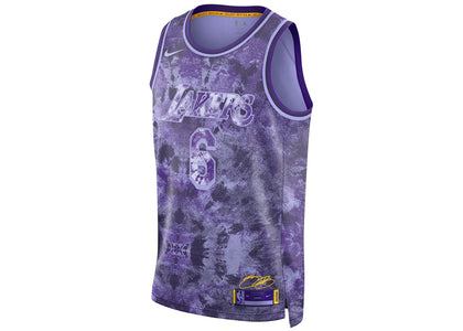 Nike NBA LeBron James Los Angeles Lakers 2022/23 Select Series Jersey Purple Pulse - apparel view 2