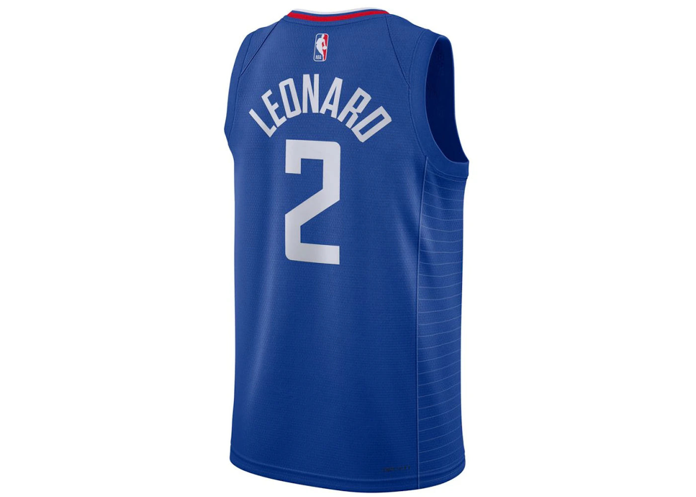 Nike NBA Los Angeles Clippers Kawki Leonard Icon Edition Jersey Blue/White - vue secondaire B