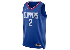 Nike NBA Los Angeles Clippers Kawki Leonard Icon Edition Jersey Blue/White