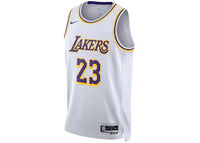 Nike NBA Los Angeles Lakers LeBron James Association Edition Swingman Dri-FIT Jersey White