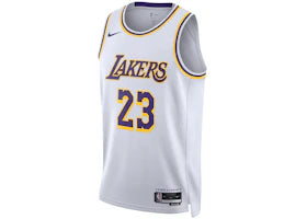 Nike NBA Los Angeles Lakers LeBron James Association Edition Swingman Dri-FIT Jersey White