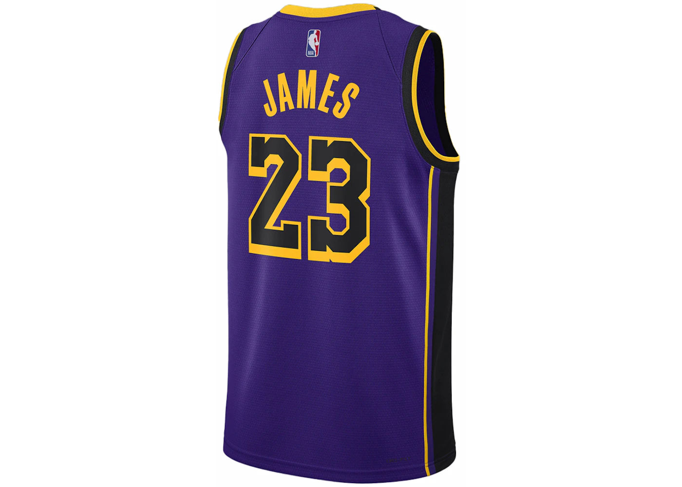 Nike NBA Los Angeles Lakers Statement Edition LeBron James Jersey Field Purple - vue secondaire B