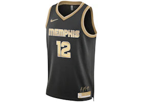 Nike NBA MVP Ja Morant Memphis Grizzlies 2024 Select Series Diri-Fit Swingman Jersey Club Gold/Black