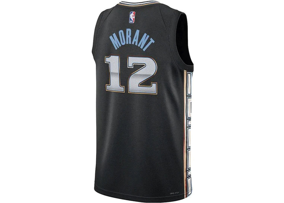Nike NBA Memphis Grizzlies Ja Morant Dri-Fit Jersey Black - vue secondaire A