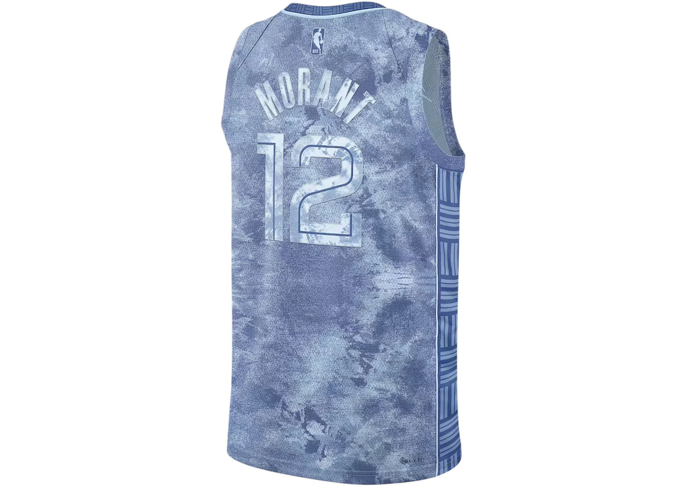 Nike NBA Memphis Grizzlies Ja Morant Dri-Fit Jersey Blue - vue secondaire B