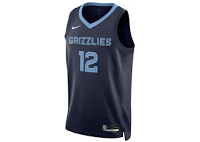 Nike NBA Memphis Grizzlies Ja Morant Icon Edition Dri-FIT Swingman Jersey Dark Blue/Light Blue