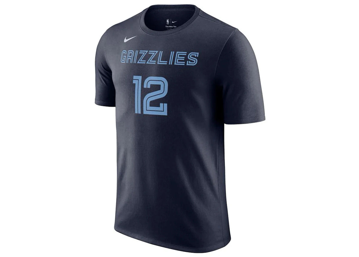 Nike NBA Memphis Grizzlies Ja Morant T-shirt Dark Blue/Light Blue - vue secondaire A