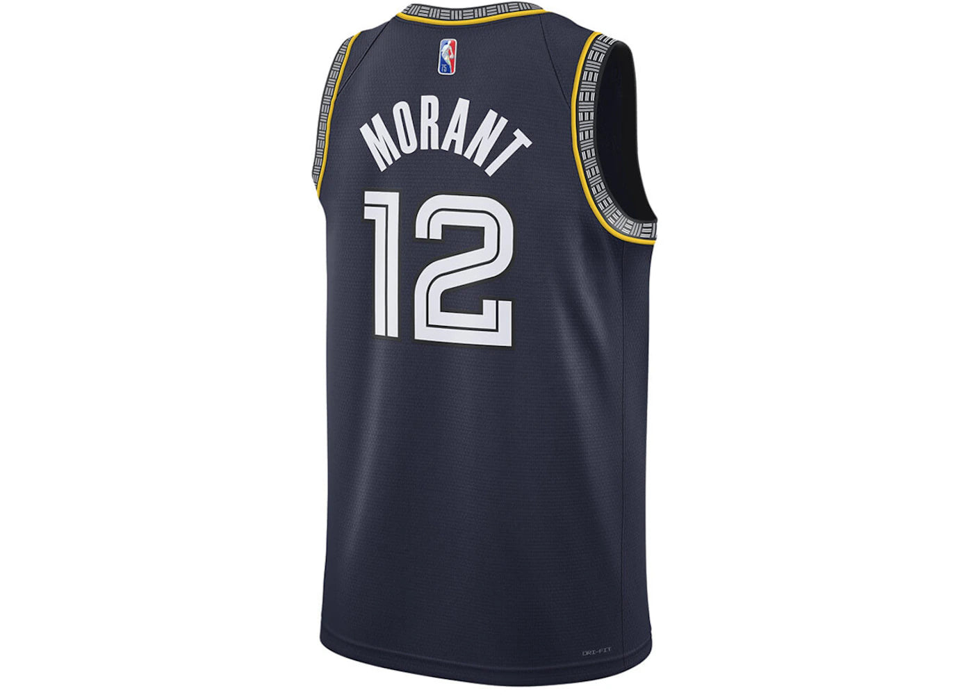 Nike NBA Memphis Grizzlies Morant City Edition Swingman Jersey Navy - vue secondaire B