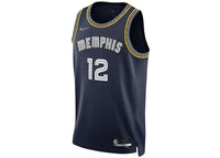 Nike NBA Memphis Grizzlies Morant City Edition Swingman Jersey Navy