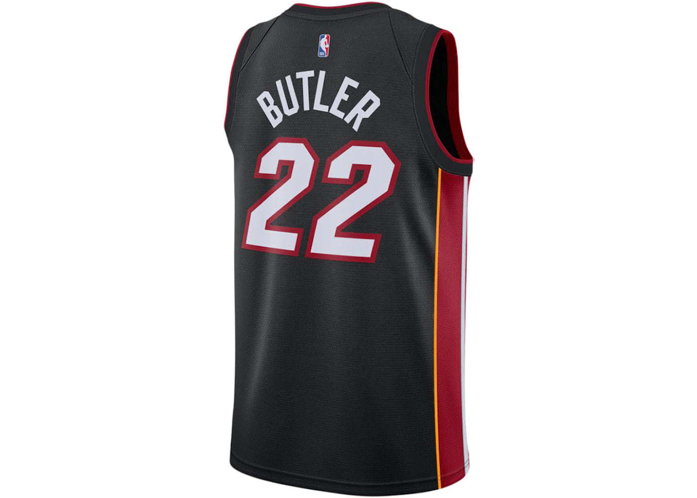 Nike NBA Miami Heat Jimmy Butler Heat Icon Edition 2020 Swingman Jersey Black/Tough Red/Sundial - vue secondaire B