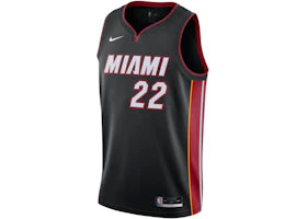 Nike NBA Miami Heat Jimmy Butler Heat Icon Edition 2020 Swingman Jersey Black/Tough Red/Sundial