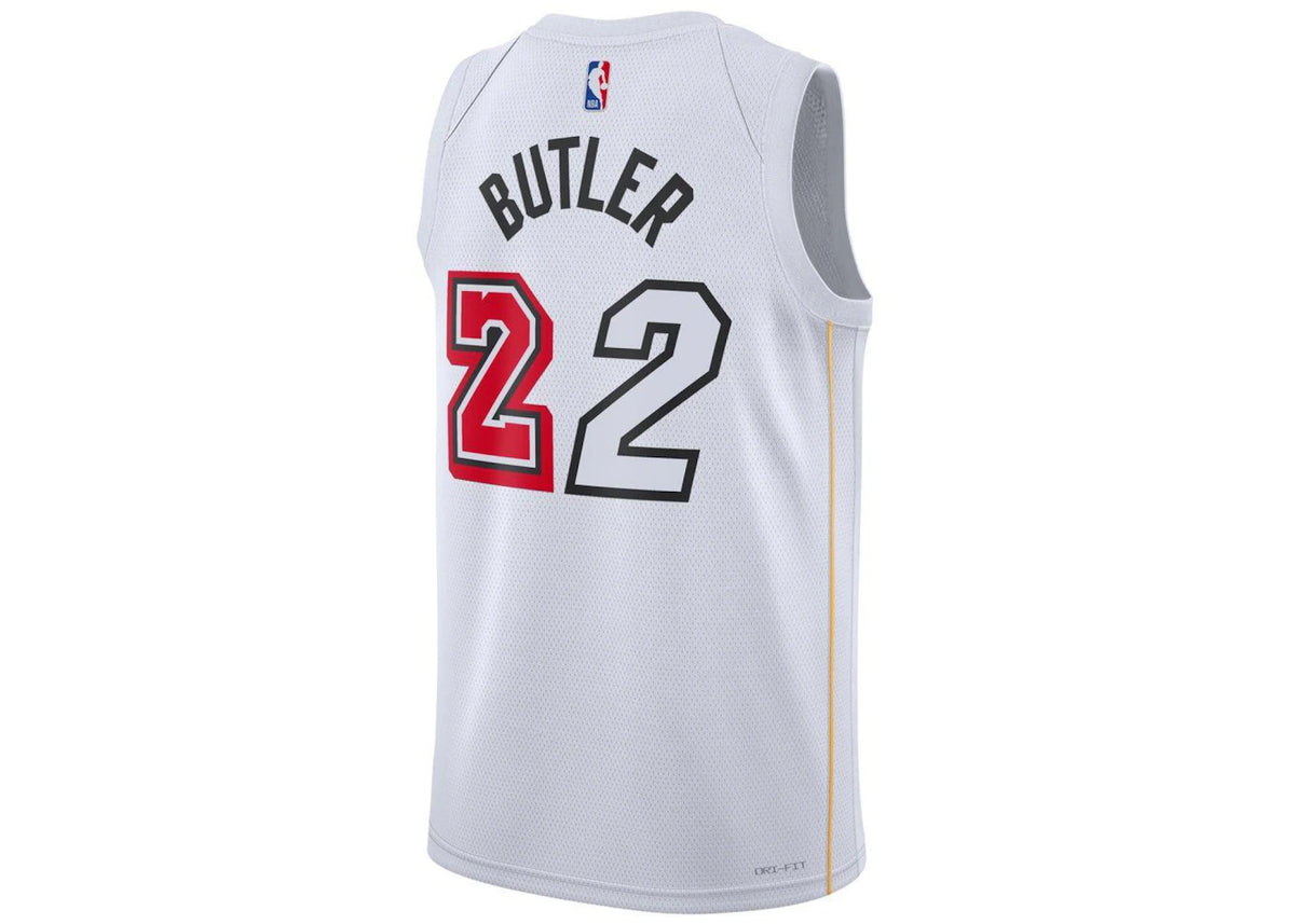 Nike NBA Miami Heat Jimmy Butler City Edition Swingman Jersey White - vue secondaire B