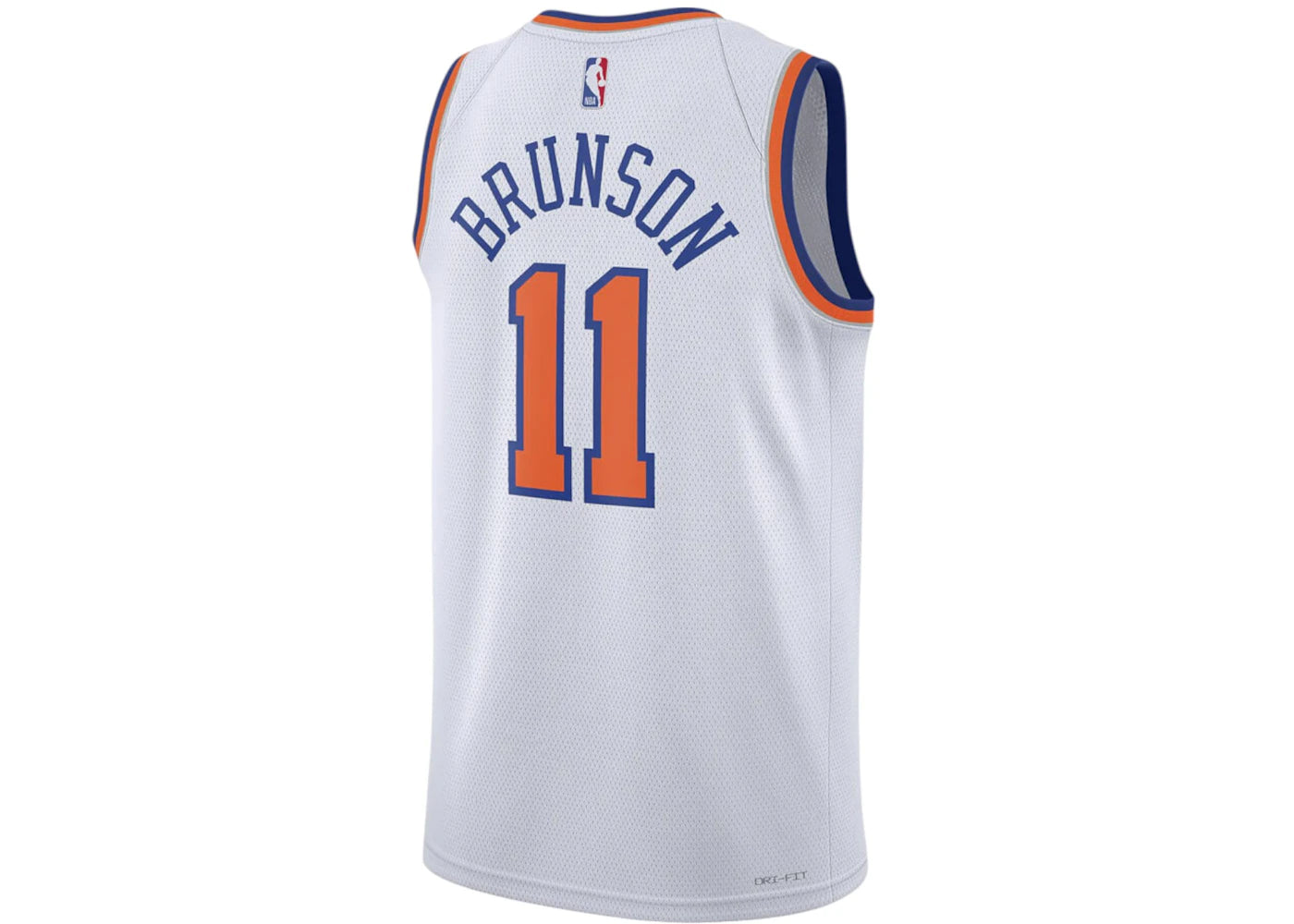 Nike NBA New York Knicks Jalen Brunson Association Edition T-shirt White/Blue - vue secondaire A