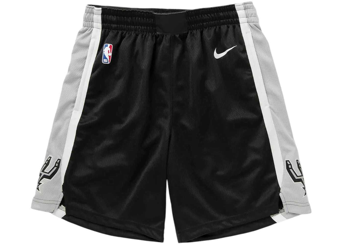 Nike NBA San Antonio Spurs Icon Edition Swingman Shorts Black/Grey - vue 360