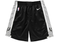 Nike NBA San Antonio Spurs Icon Edition Swingman Shorts Black/Grey