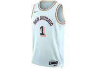 Nike NBA San Antonio Spurs Victor Wembanyama 1 2024/25 City Edition Swingman Jersey Celestine Blue
