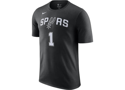 Nike NBA San Antonio Spurs Victor Wembanyama T-shirt Black/White/Grey