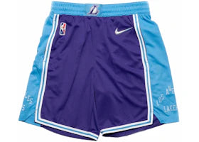 Nike NBA Swingman Los Angeles Lakers City Edition Dri-Fit Shorts Purple