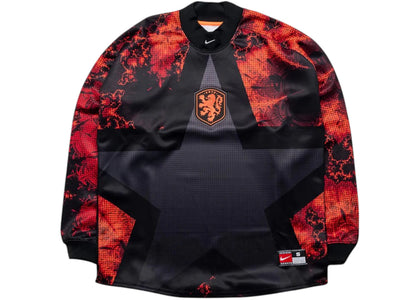 Nike Netherlands Authentic Goalkeeper Jersey Black/Hyper Crimson - apparel view 2