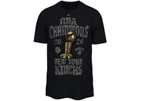 Nike New York Knicks 2025-26 Champions Men's Basketball T-shirt Black - vue 360