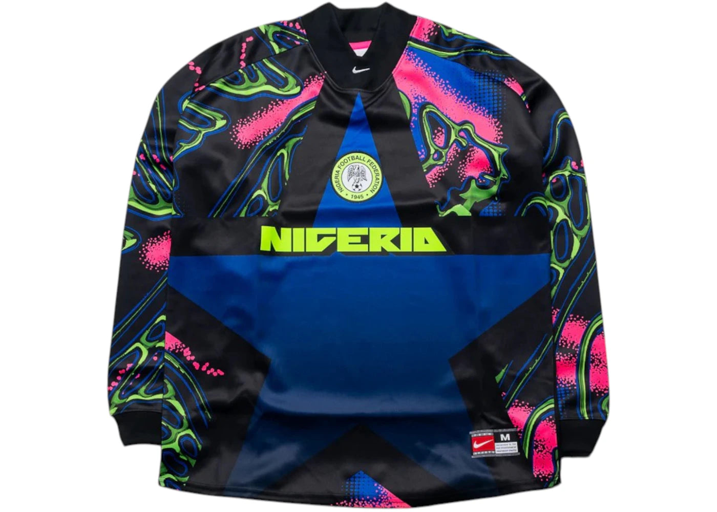 Nike Nigeria Authentic Goalkeeper Jersey Black/Hyper Pink - vue 360