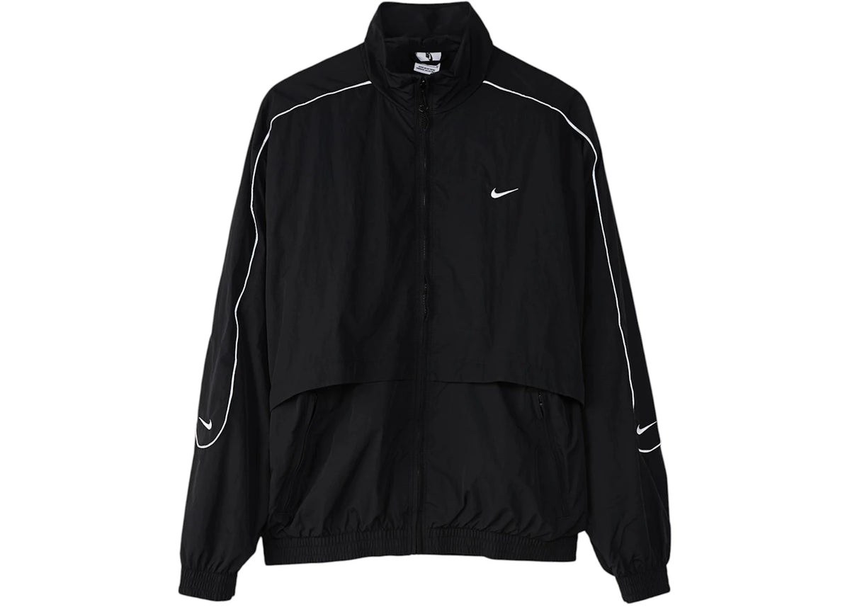 Nike Nikelab Solo Swoosh Woven Tracksuit Jacket and Joggers Set Black - vue secondaire A