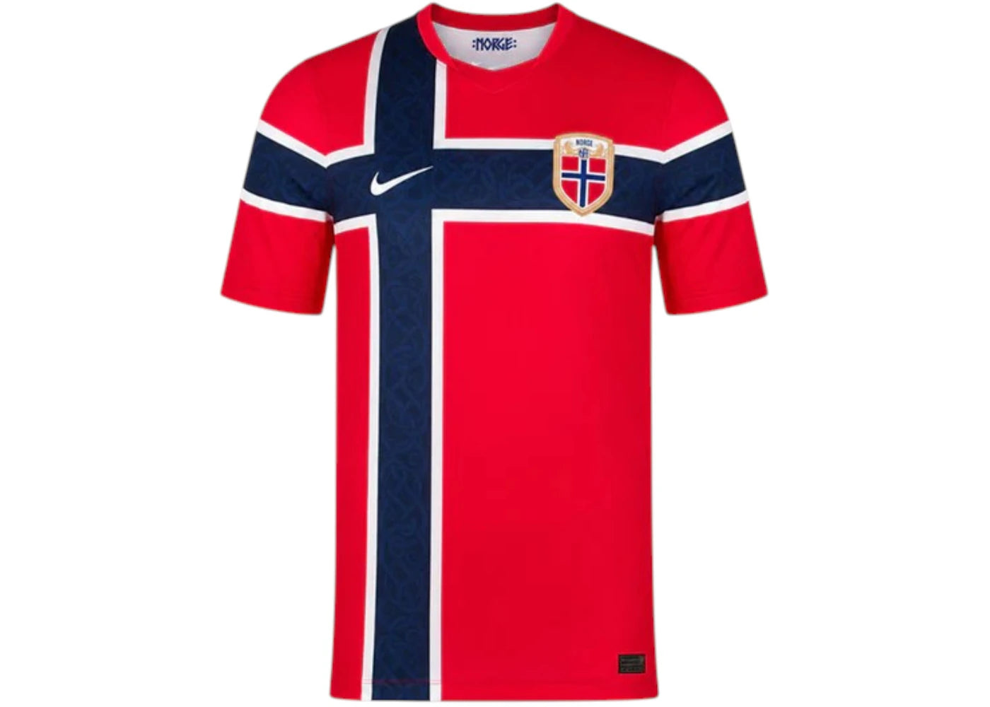 Nike Norway National Team 2026 Stadium Home Jersey Chile Red/Chile Red/White - vue 360