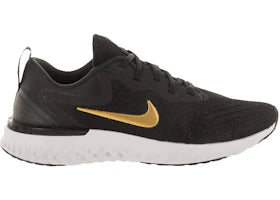 Nike Odyssey React Black Metallic Gold (Women's) - vue 360