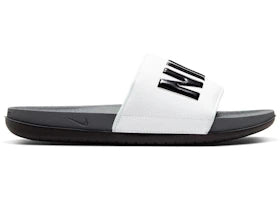 Nike OffCourt Slide Dark Grey White - vue 360