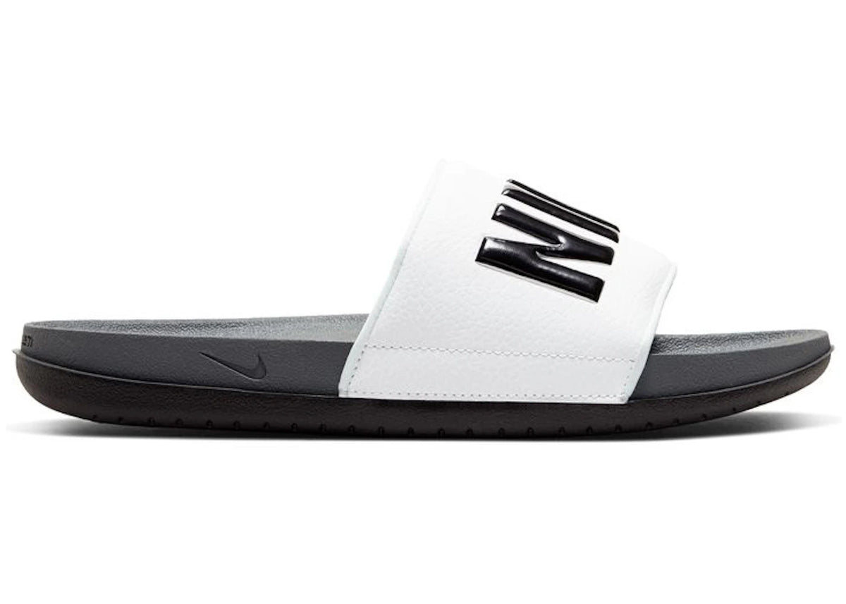 Nike OffCourt Slide Dark Grey White - vue secondaire A