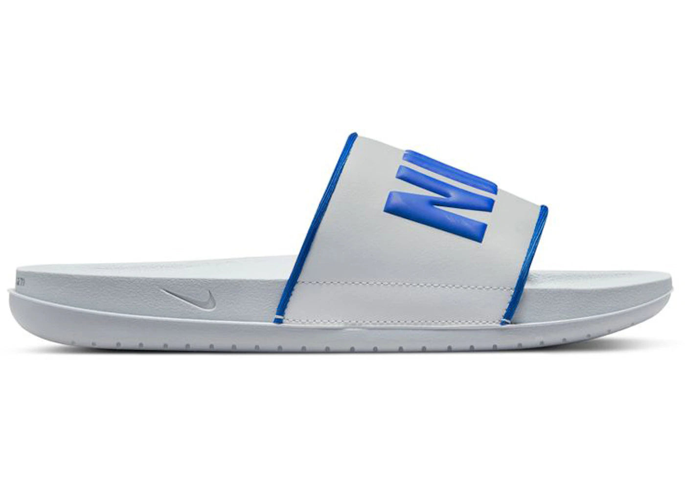 Nike Offcourt Slide Light Smoke Grey Game Royal - vue secondaire A