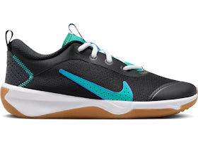 Nike Omni Multi-Court Black Blue Crystal Clear Emerald (GS)