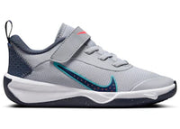 Nike Omni Multi-Court Wolf Grey Bright Crimson Dusty Cactus Thunder Blue (PS)