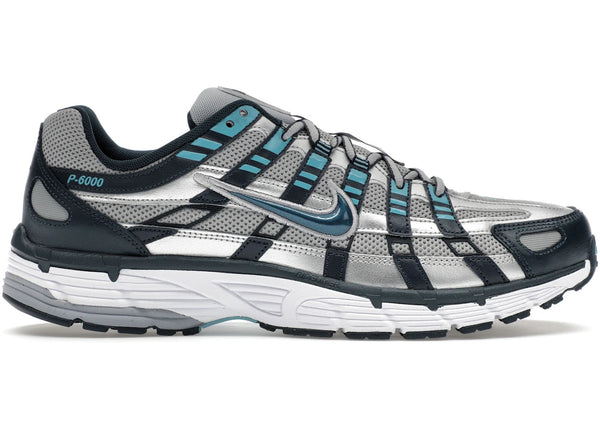 Nike P-6000 Armory Navy Flat Silver sneakers - authentic streetwear shoes